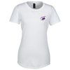 View Image 1 of 3 of Gildan Tri-Blend T-Shirt - Ladies' - White - Screen