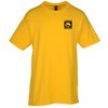 View Image 1 of 3 of M&O Ringspun Cotton T-Shirt - Colours - Screen