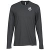 View Image 1 of 2 of Next Level Fitted Long Sleeve Crew T-Shirt - Men's - Screen