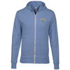 View Image 1 of 1 of Threadfast Tri-Blend Full-Zip Hoodie - Embroidered