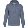 View Image 1 of 3 of Threadfast Tri-Blend French Terry Full-Zip Hoodie - Embroidered