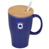 View Image 1 of 3 of Bamboo Cover Coffee Mug - 10 oz. - Closeout