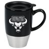 View Image 1 of 3 of Coffee Mug with Stainless Base - 14 oz.