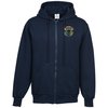 View Image 1 of 3 of King Full-Zip Hooded Sweatshirt - Embroidered