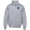 View Image 1 of 3 of King Athletics Cadet Collar Full-Zip Sweatshirt - Embroidered