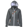 View Image 1 of 2 of Tulsa Hooded Bonded Soft Shell Jacket - Ladies'