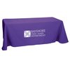 View Image 1 of 3 of Hemmed Open-Back Poly/Cotton Table Throw - 6'