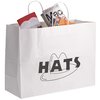 View Image 1 of 1 of Matte White Shopping Bag - 12" x 16"