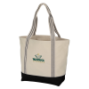 View Image 1 of 3 of Weatherly 12 oz. Cotton Tote - Embroidered