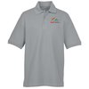 View Image 1 of 3 of Belmont Combed Cotton Pique Polo - Men's - Embroidered - 24 hr