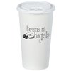 View Image 1 of 2 of Paper Hot/Cold Cup with Tear Tab Lid - 20 oz.