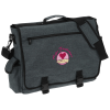 View Image 1 of 3 of 4imprint Heathered Business Attache - Embroidered