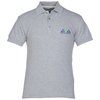 View Image 1 of 3 of Soft Touch Ring Spun Cotton Pocket Pique Polo - Men's