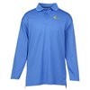 View Image 1 of 3 of Dry-Mesh Hi-Performance Long Sleeve Polo - Men's