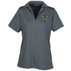 View Image 1 of 3 of Flat Knit Performance Polo - Ladies'