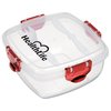 View Image 1 of 4 of Metallic Clip Food Container