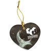 View Image 1 of 1 of Ceramic Ornament - Heart - Full Colour