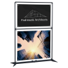 View Image 1 of 3 of FrameWorx Dual-Banner Stand - 41-1/2" - Single Side