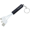View Image 1 of 6 of Route Light-Up Logo Duo Charging Cable