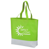 View Image 1 of 2 of Matte Laminated Colour Block Tote - 24 hr