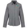 View Image 1 of 3 of CrownLux Performance Mini Check Shirt - Ladies'