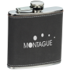 View Image 1 of 3 of Leatherette Flask - 6 oz.