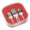 View Image 1 of 8 of Atomic Duo Charging Cable with Phone Stand Case