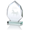 View Image 1 of 3 of Eclipse Jade Glass Award - 6"