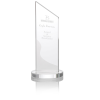 View Image 1 of 2 of Frost Pillar Crystal Award