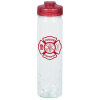 View Image 1 of 3 of PolySure Inspire Water Bottle with Flip Lid - 24 oz. - Clear