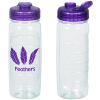 View Image 1 of 3 of Refresh Clutch Water Bottle with Flip Lid - 20 oz. - Clear