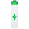 View Image 1 of 4 of Refresh Flared Water Bottle with Flip Lid - 24 oz. - Clear