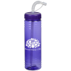View Image 1 of 3 of Halcyon Water Bottle with Straw Lid - 24 oz.