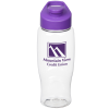 View Image 1 of 3 of Clear Impact Comfort Grip Bottle with Flip Carry Lid - 27 oz.