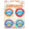 View Image 1 of 1 of Carded Buttons - Four 1 1/4-inch Round Buttons