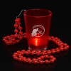 View Image 1 of 5 of Light-Up Shot Glass on Beaded Necklace - 2 oz.