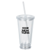 View Image 1 of 5 of Light-Up Double Wall Tumbler - 18 oz. - Multicolour