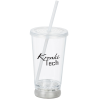 View Image 1 of 5 of To-Go Light-Up Tumbler with Straw - 16 oz. - Multicolour