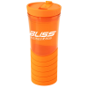 View Image 1 of 3 of Clear View Wavy Travel Tumbler - 16 oz. - Closeout