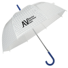 View Image 1 of 4 of Colour Pop Clear Domed Umbrella - 46" Arc - 24 hr