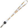 View Image 1 of 1 of Dye-Sub Lanyard - 3/4" - 32" - Snap with Metal Bulldog Clip