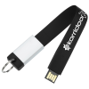 View Image 1 of 3 of Loop USB Flash Drive Keychain - 8GB