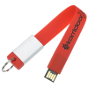 View Image 1 of 3 of Loop USB Flash Drive Keychain - 128GB