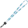 View Image 1 of 1 of Dye-Sub Lanyard - 3/4" - 32" - Metal Lobster Claw