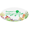 View Image 1 of 1 of Full Colour Static Decal - Oval - 2" x 4"