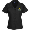 View Image 1 of 3 of Stain Resist Poplin Camp Shirt - Ladies'