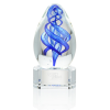 View Image 1 of 1 of Expedia Art Glass Award - Clear Base