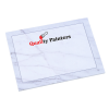 View Image 1 of 3 of Souvenir Designer Sticky Note - 3" x 4" - Marble - 25 Sheet