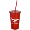 View Image 1 of 2 of Grandstand Insulated Stadium Cup - 16 oz. - Lid