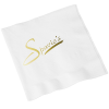 View Image 1 of 1 of Beverage Napkin - 3-ply - White - Foil